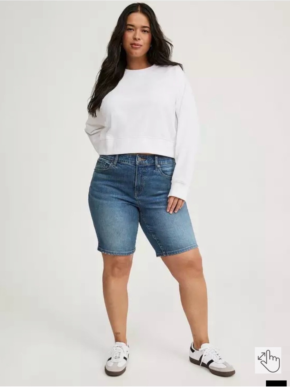 Torrid Perfect High-Rise Bermuda Jean Short